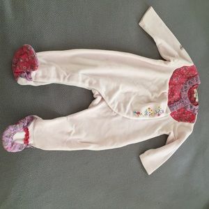 Kenzo Kids girls pink velvet stretchie Sz 18mos like new